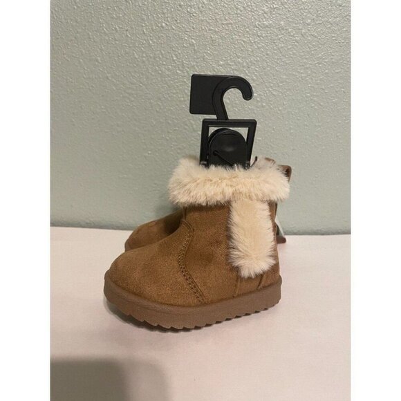Wonder Nation Shoes - Wonder Nation Baby Girl Faux Shearling Boot Size 2 New